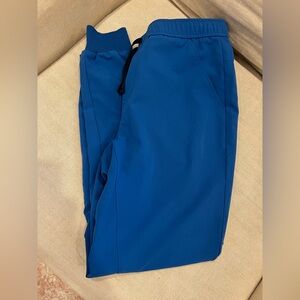 NEW (NWOT) FIGS Tansen Jogger Scrub Pants Joggers Pockets Royal Blue Men's L